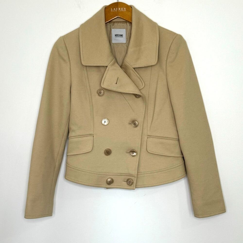 Moschino cheapandchic‎ double breasted cropped blazer